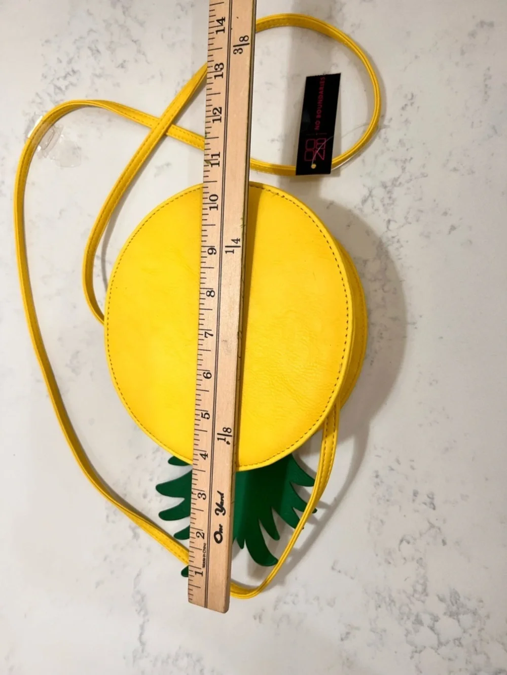 Pineapple Kids Crossbody Bag in Yellow and Green